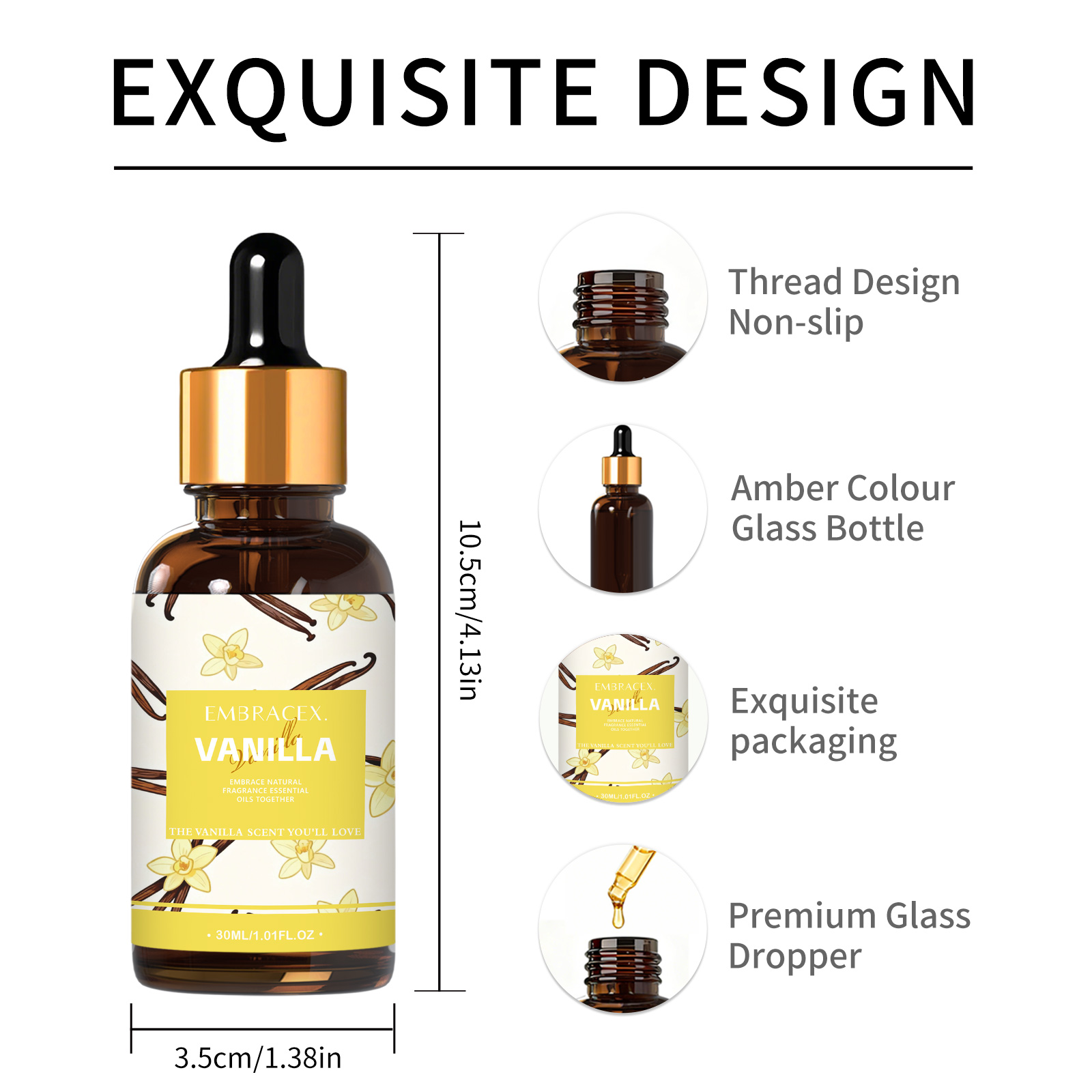 30ml Vanille-Duftöle für Diffu – Candle Making Raw Material Bewertung und Preis